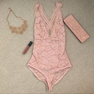 Strappy Lace Bodysuit